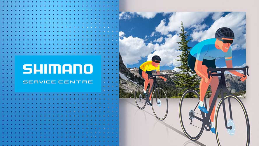 Excellent bike care Shimano Service Center